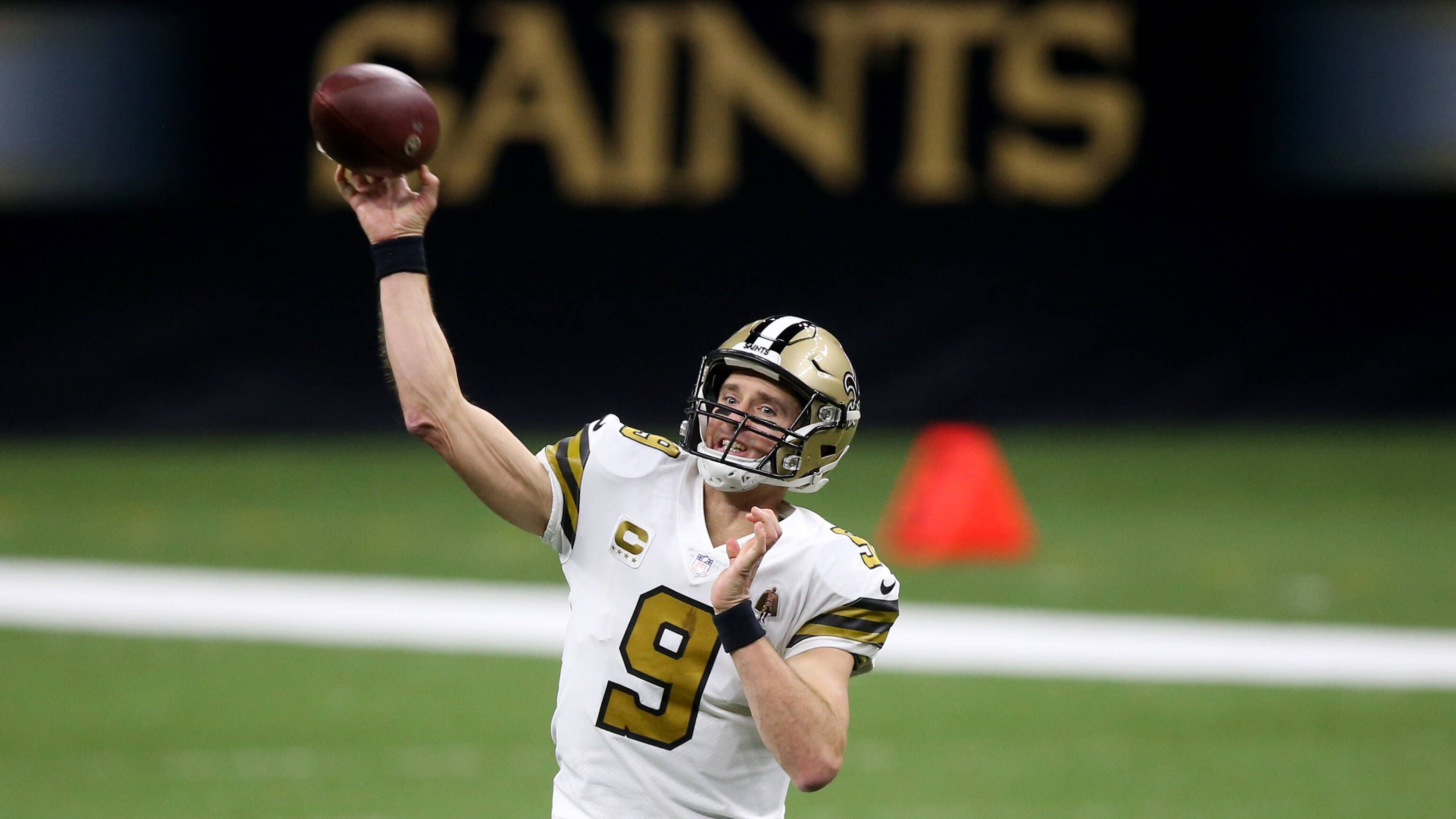 <strong>New Orleans Saints: 7 Quarterbacks</strong><br>Drew Brees (101), Andy Dalton (14), Jameis Winston (10), Taysom Hill (9), Derek Carr (17), Teddy Bridgewater (6), Trevor Siemian (4)