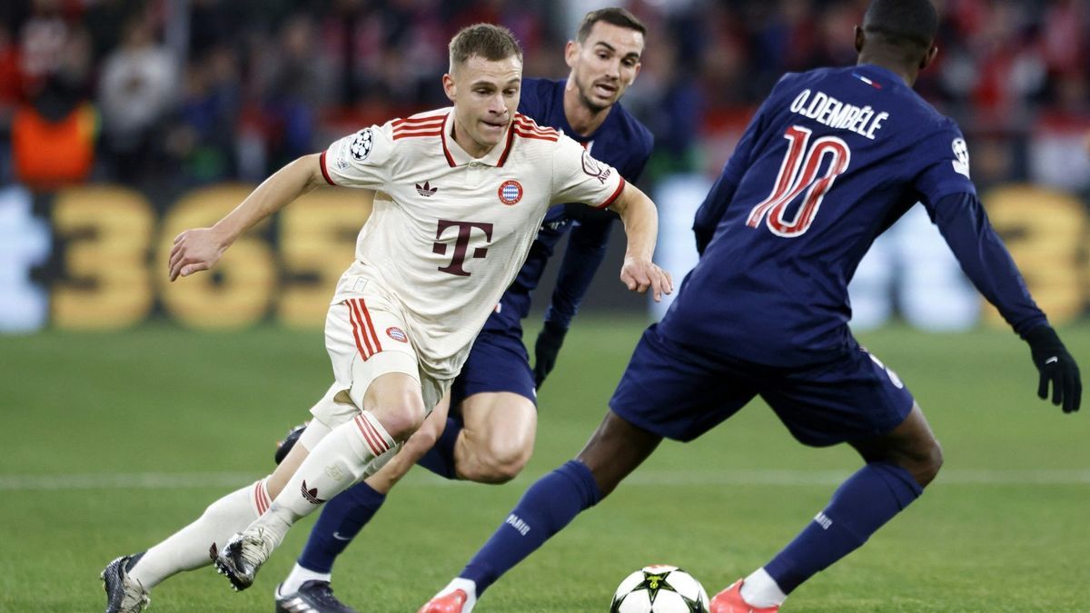 Joshua Kimmich im Spiel gegen Paris