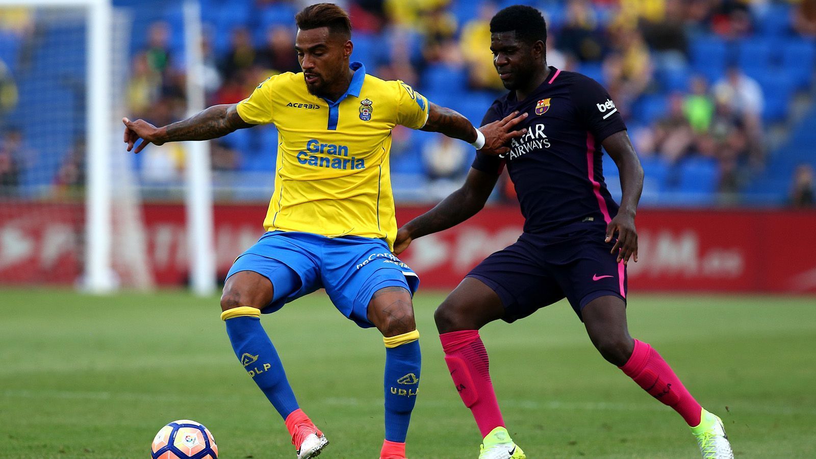 
                <strong>UD Las Palmas (Primera División)</strong><br>
                Neuer Verein, neue Liga. Boateng wechselte im August 2016 in die Primera Division. Am ersten Spieltag erzielte er mit seinem ersten Treffer in der spanischen Liga, wodurch er in den vier großen Topligen traf.
              