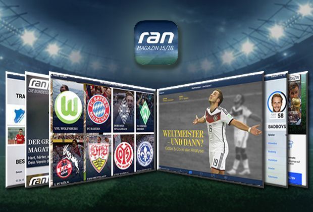 
                <strong>ran Magazin - Die Bundesliga-Vorschau 2015/16</strong><br>
                Hier verpasst Du nichts! Lade Dir die Saisonvorschau-App herunter, die ganz nah dran an allen 18 Bundesligisten ist. Jetzt verfügbar im iOS App Store oder Google Play Store.
              