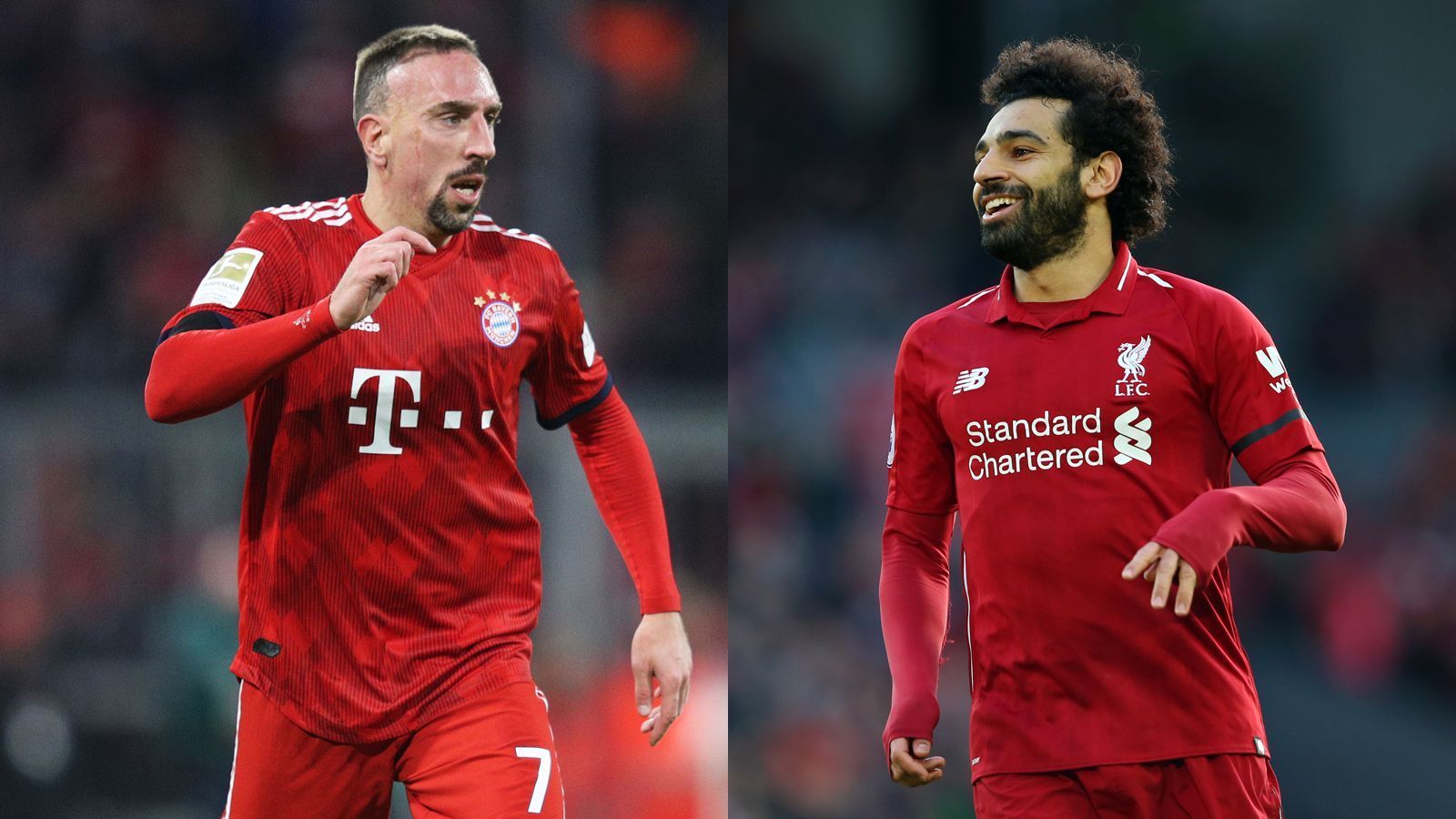 
                <strong>Franck Ribery vs. Mohamed Salah</strong><br>
                Riberys Verdienste für den FC Bayern sind unbestritten. Allerdings hat der Franzose mit 35 Jahren seine beste Zeit schon hinter sich. Mo Salah befindet sich auf der Spitze seines Könnens und ist einer der gefährlichsten Stürmer in Europa. Punkt Salah. Bayern 5:5 Liverpool
              