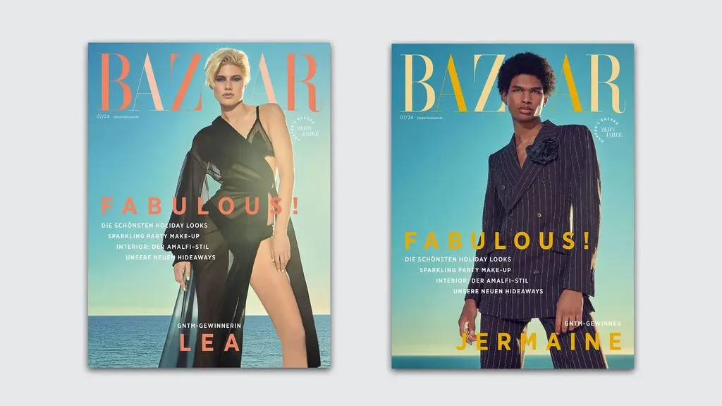 Alle GNTM-Gewinner:innen auf dem "Harper's Bazaar"-Cover