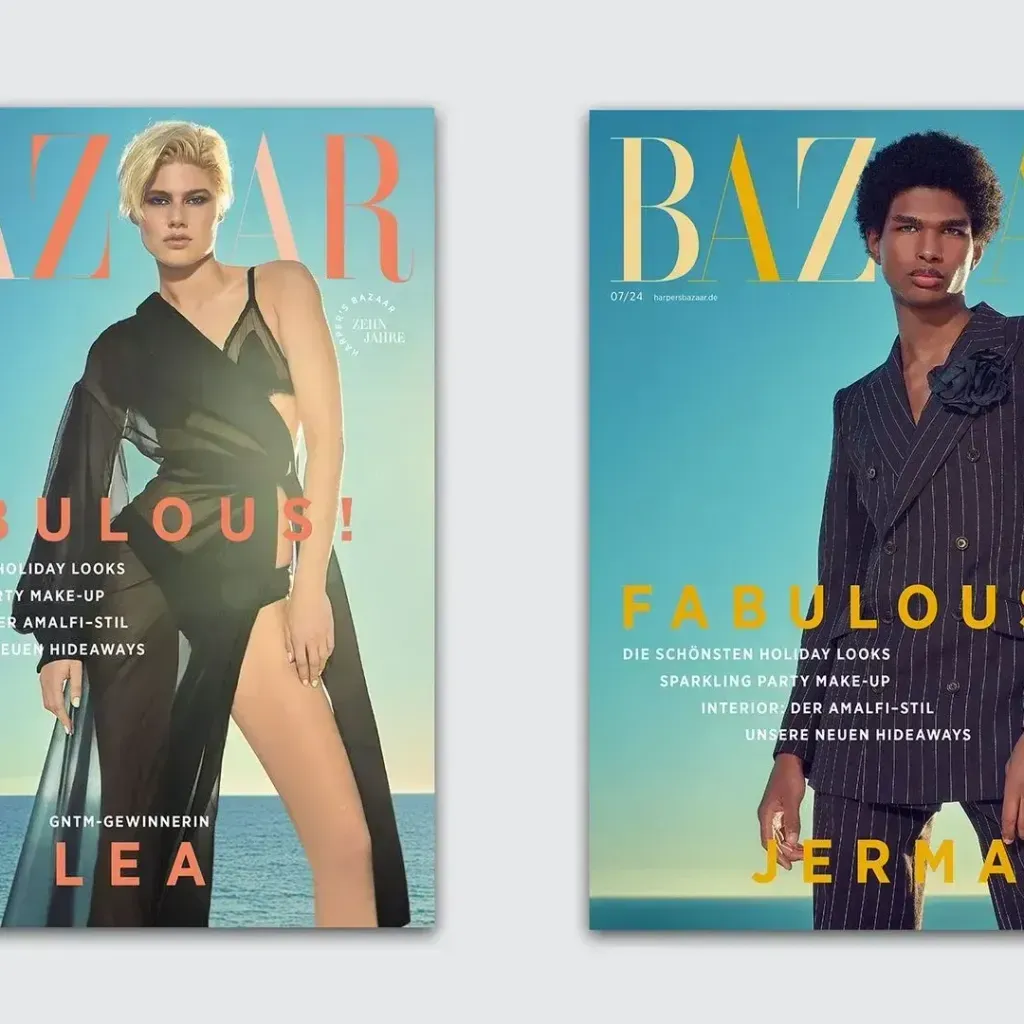 Alle GNTM-Gewinner:innen auf dem "Harper's Bazaar"-Cover