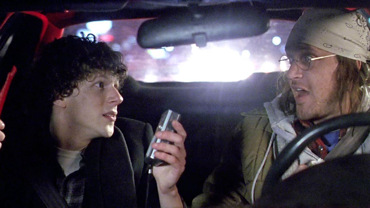 Jesse Eisenberg und Jason Segel im Film "The End of the Tour" (2015).