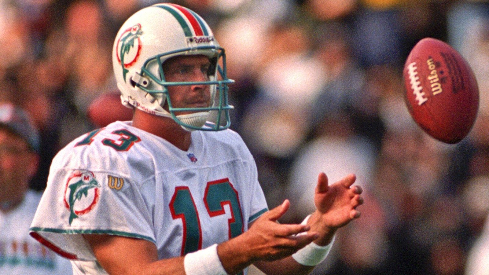 
                <strong>Miami Dolphins </strong><br>
                Dan Marino (420 Touchdown-Pässe)
              