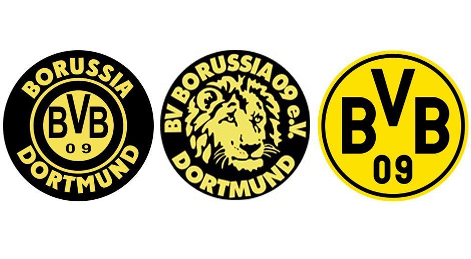 
                <strong>Borussia Dortmund</strong><br>
                Im Jahr 1976 verbannte die Borussia tatsächlich den BVB-Schriftzug aus ihrem Wappen - aus kommerziellen Gründen. Damaliger Hauptsponsor war ein Tabakhersteller, dessen Löwen-Logo für zwei Jahre einen Platz im Dortmund-Wappen fand. Nach der Ära Rehhagel und dem historischen 0:12 gegen Borussia Mönchengladbach kehrte der BVB zum traditionellen Design zurück.
              