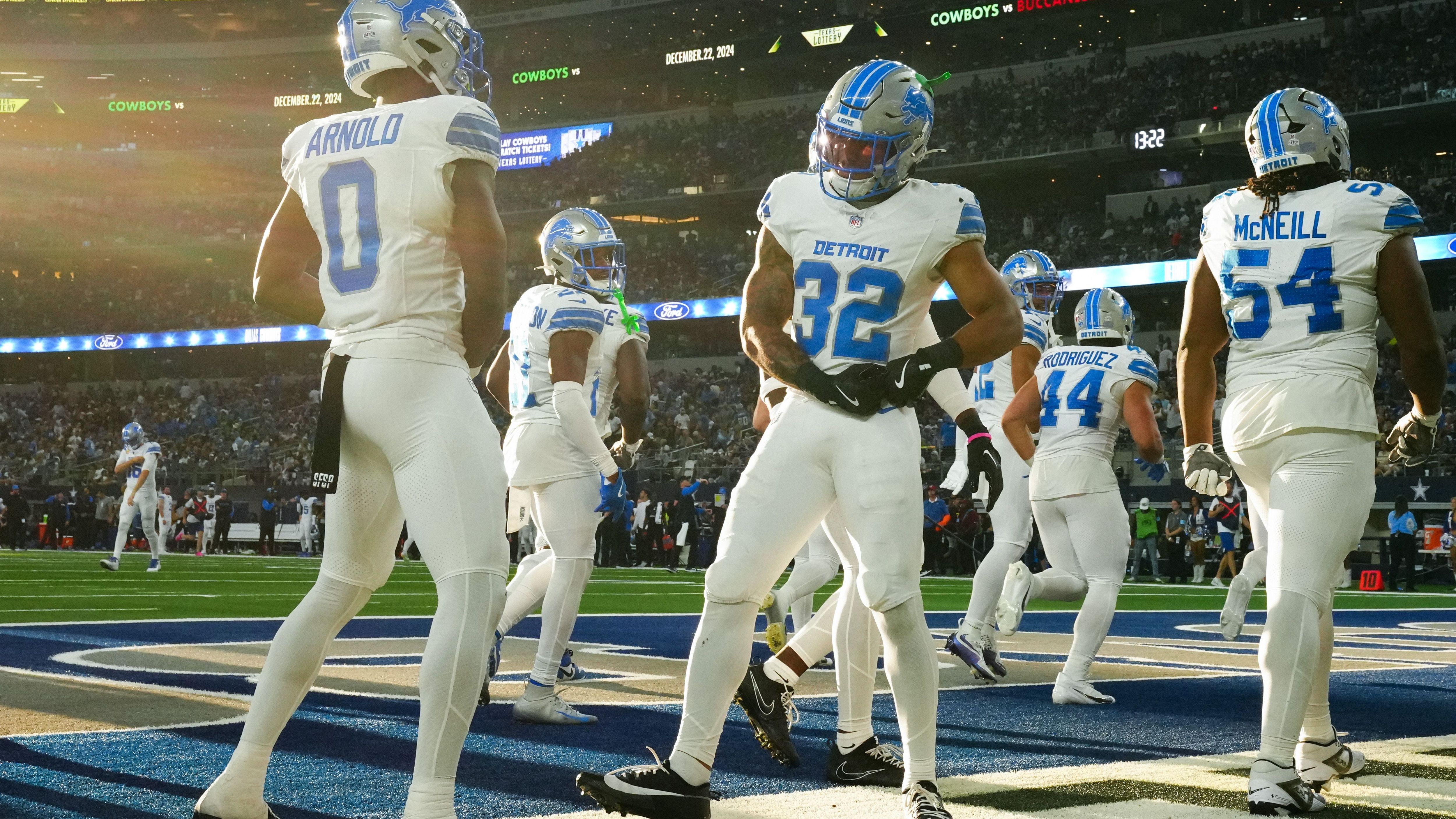 <strong>Platz 5 (geteilt): Detroit Lions</strong><br>Team-Rating: 88