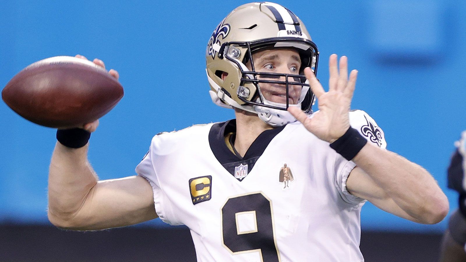 
                <strong>Platz 18: Drew Brees (New Orleans Saints)</strong><br>
                QuarterbackIn der NFL seit 200132. Draft-PickBei den Saints seit 2006Vorher aktiv für die San Diego Chargers
              