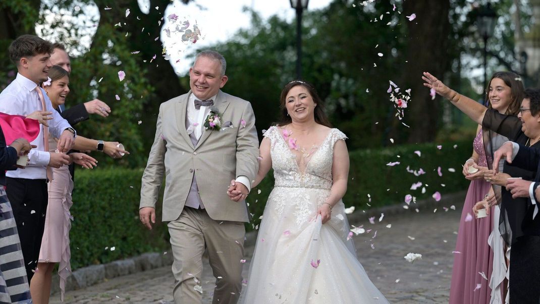 Noch ist alles in Ordnung: Martin und Jenny feiern ihre "Hochzeit auf den ersten Blick".