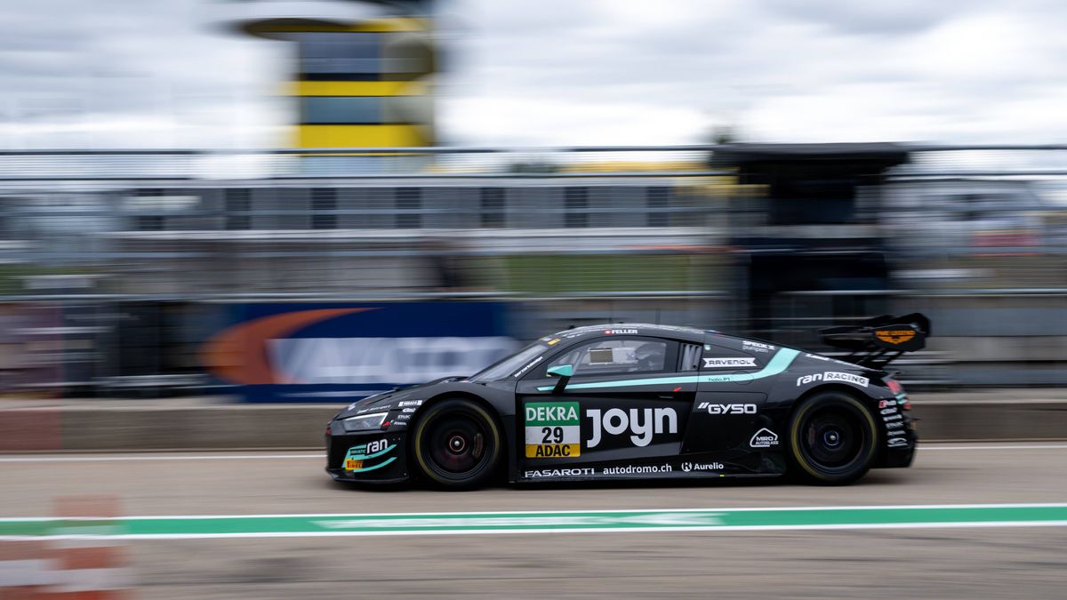 Ricardo Feller (Schweiz, Land Motorsport, Audi R8 GT3 Evo II, 29), GER, ADAC DTM Sachsenring, Freies Training, Saison 2025, 22.08.2025 GER, ADAC DTM Sachsenring, Freies Training, Saison 2025, 22.08...