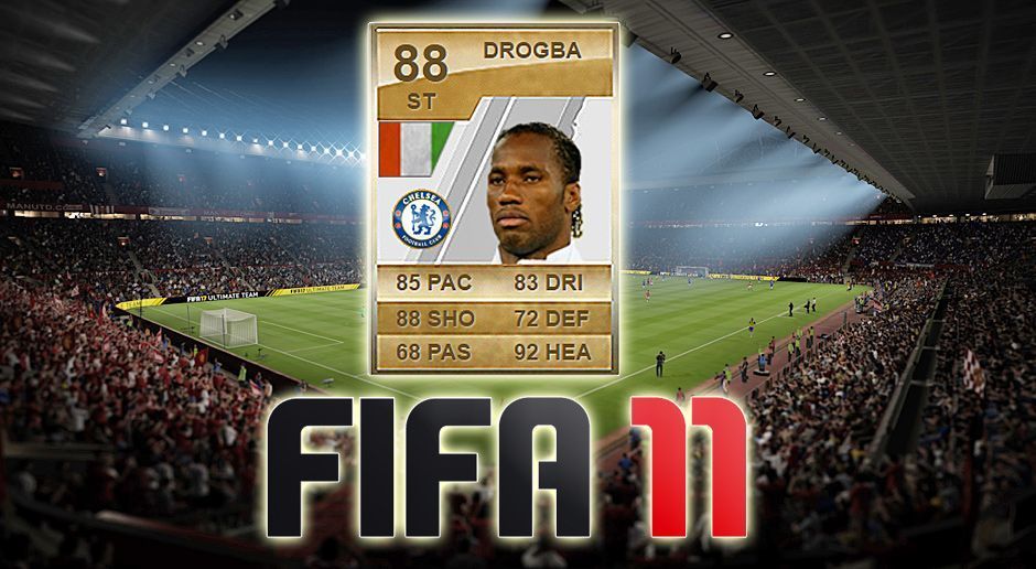 
                <strong>Angriff: Didier Drogba (FC Chelsea) - Gesamt-Stärke: 88</strong><br>
                Angriff: Didier Drogba (FC Chelsea)Gesamt-Stärke: 
              