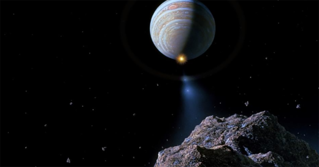 Das war’s für die Dinos: Vor etwa 70 Millionen Jahren löschte ein großer Asteroid mutmaßlich einen großen Teil der Tierwelt auf der Erde aus. Aber solche Katastrophen passieren recht selten. Denn die Anziehungskraft des Jupiters wirkt wie ein riesiger Asteroiden-Staubsauger, der das meiste von uns fernhält.