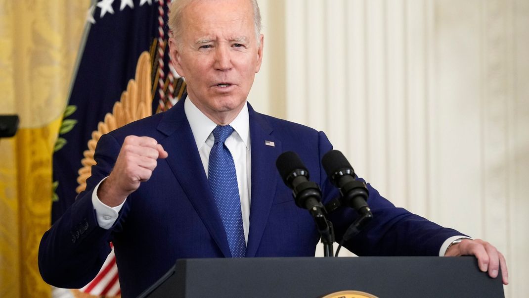 Joe Biden zeigt sich besorgt über Putins Ankündigung.