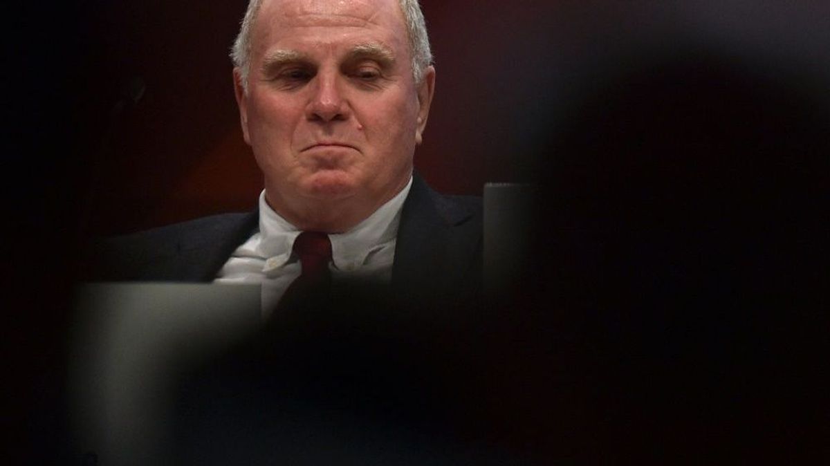Ehrenpräsident Uli Hoeneß vom FC Bayern München