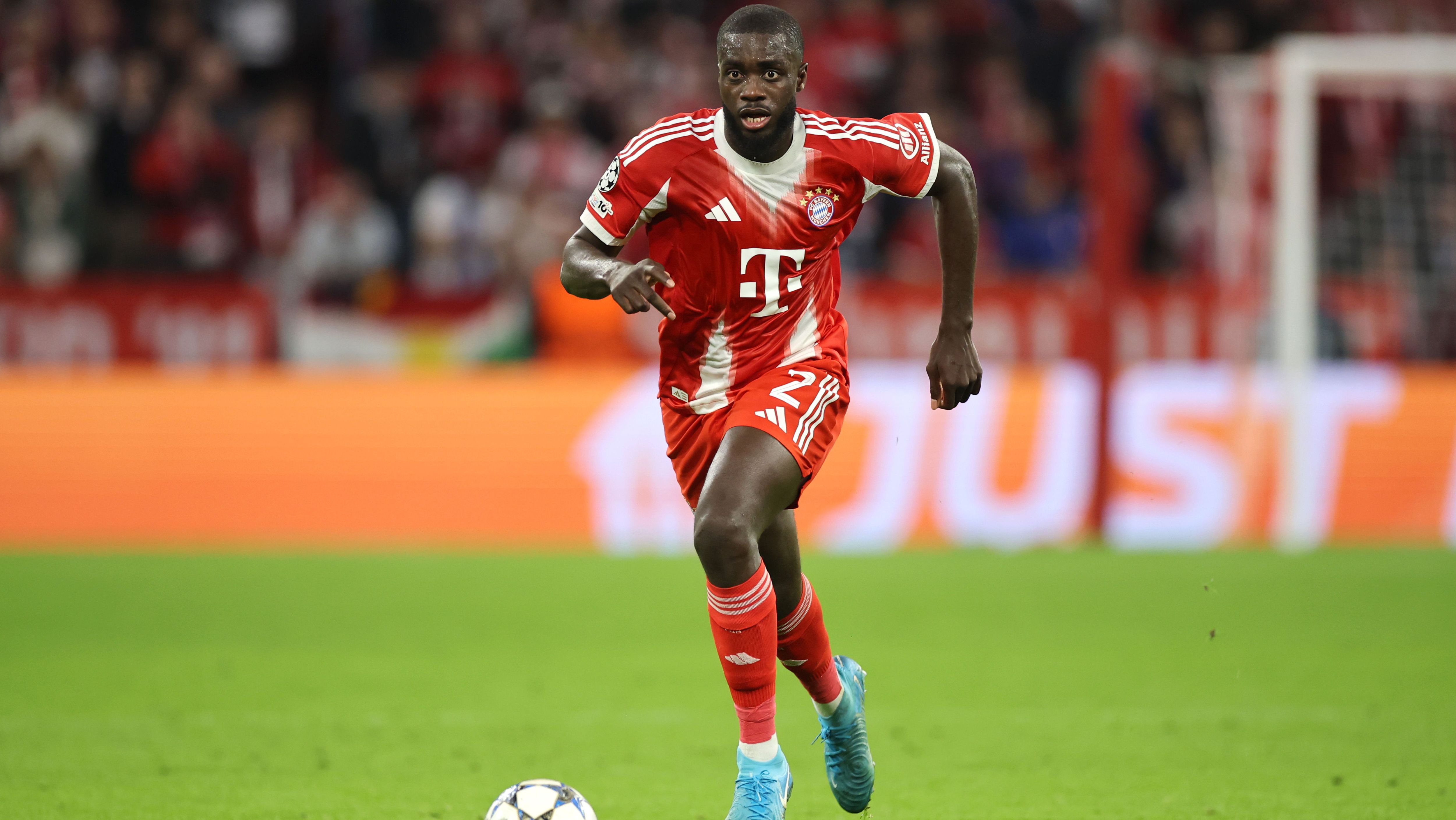 <strong>Dayot Upamecano (FC Bayern München)</strong><br>Position: Innenverteidiger<br>Alter: 26 Jahre<br>Im Verein seit: Juli 2021