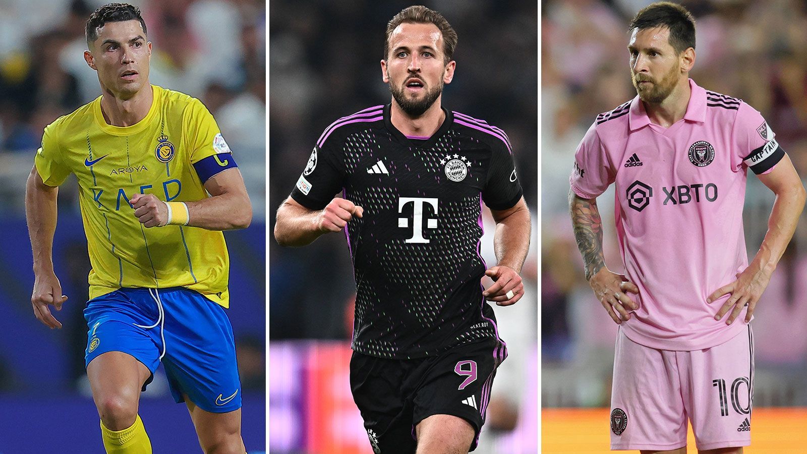 <strong>Irre Gehälter! Die bestbezahlten Fußballer der Welt</strong><br>Das US-Magazin "Forbes" veröffentlicht die Einkommen der bestbezahlten Fußballer der Welt. Im Mittelpunkt stehen dabei die geschätzten Einnahmen durch die Gehälter bei den jeweiligen Klubs und die Erlöse aus Sponsoring-Verträgen. <strong><em>ran</em></strong> zeigt die Top 10. (Stand: 13. Oktober 2023). Überraschend mit dabei ist dort auch ein Bayern-Star - trotz der Mega-Gehälter in Saudi-Arabien.