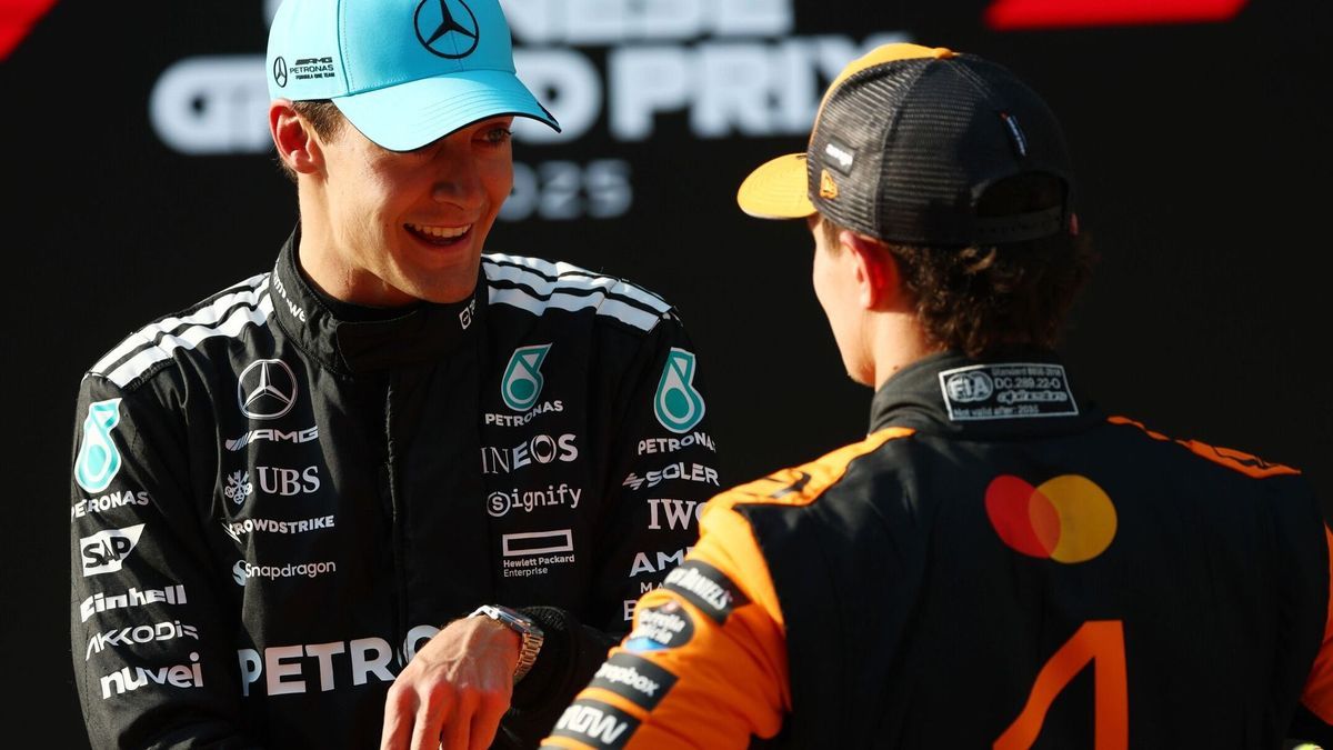 Für Lando Norris "steht fest": Russell hatte Schuld an der Kollision mit Verstaopen in Barcelona