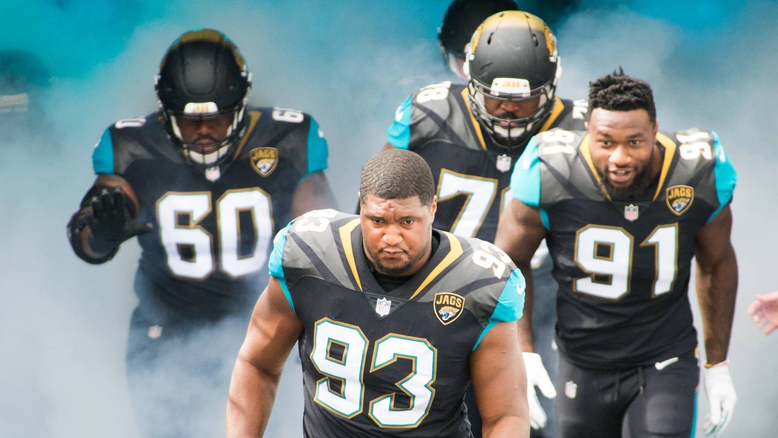 
                <strong>Jacksonville Jaguars (6 Spieler)</strong><br>
                14 Calais Campbell (DE), 17 Jalen Ramsey (CB), 35 A.J. Bouye (CB), 58 Leonard Fournette (RB), 67 Telvin Smith (LB), 88 Yannick Ngakoue (DE)
              