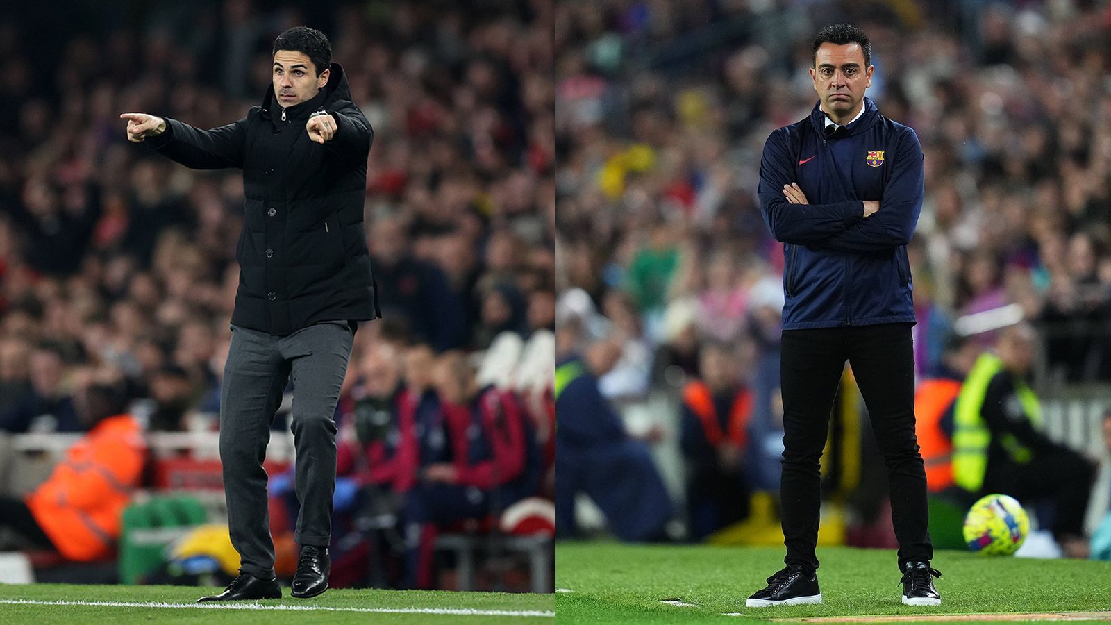 
                <strong>Arteta gegen Xavi: Das Duell der Mittelfeld-Strategen in LA </strong><br>
                Auch der FC Arsenal absolviert im Rahmen der "SC-Tour" ein Spiel in den USA. Im SoFi-Stadium, dem Stadion der Los Angeles Rams und Los Angeles Chargers, kommt es zum Aufeinandertreffen mit dem FC Barcelona. Mit Mikel Arteta und Barca-Legende Xavi dürften dabei zwei der wohl besten Mittelfeld-Strategen der jüngeren Fußball-Geschichte an der Seitenlinie stehen.
              