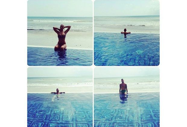 
                <strong>Steven Defour</strong><br>
                Die Belgier sind ja auch in den Ferien und Steven Defour entspannt sich auf Bali mit seiner hübschen Begleitung.
              
