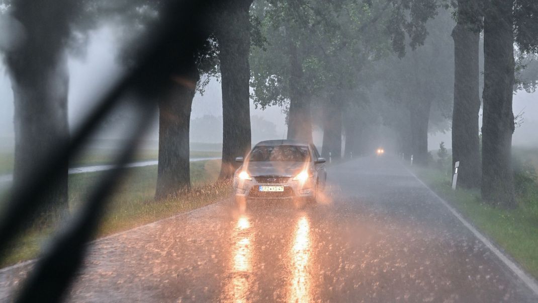 Eine Unwetterfront zog am Freitag (12. Juli) über den Südosten Brandenburgs.