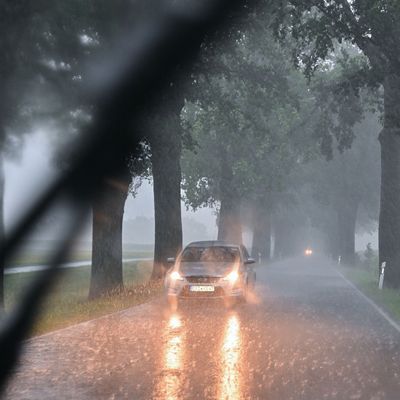 Regen und Gewitter über Brandenburg