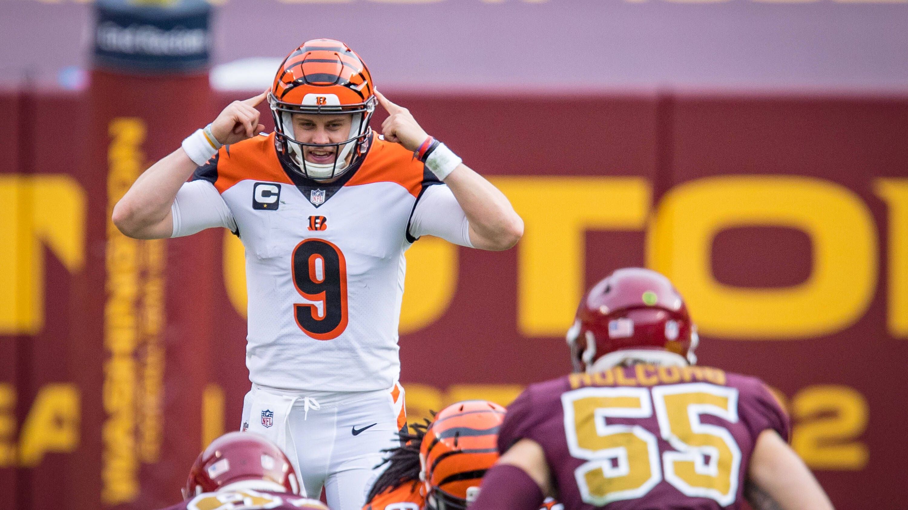 <strong>18. Platz: Joe Burrow (2020, Cincinnati Bengals)</strong><br>Zeigte sich als vielversprechender Franchise-Quarterback mit über 2.600 Passing Yards und 13 Touchdowns in nur zehn Spielen, bevor er sich eine Verletzung zuzog, die die Saison beendete.