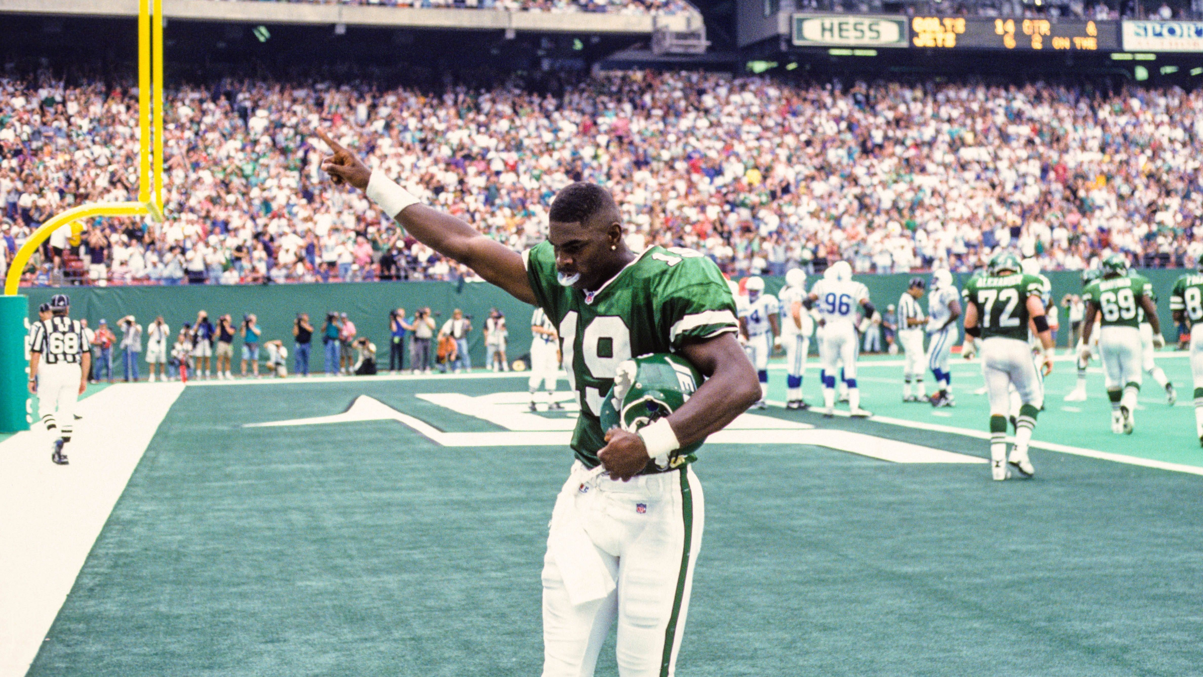 <strong>Keyshawn Johnson - 1996</strong><br>Position: Wide Receiver<br>Draft-Team: New York Jets<br>Erfolge: 3x Pro Bowl, Super Bowl Champion<br>Karriereende: 2006