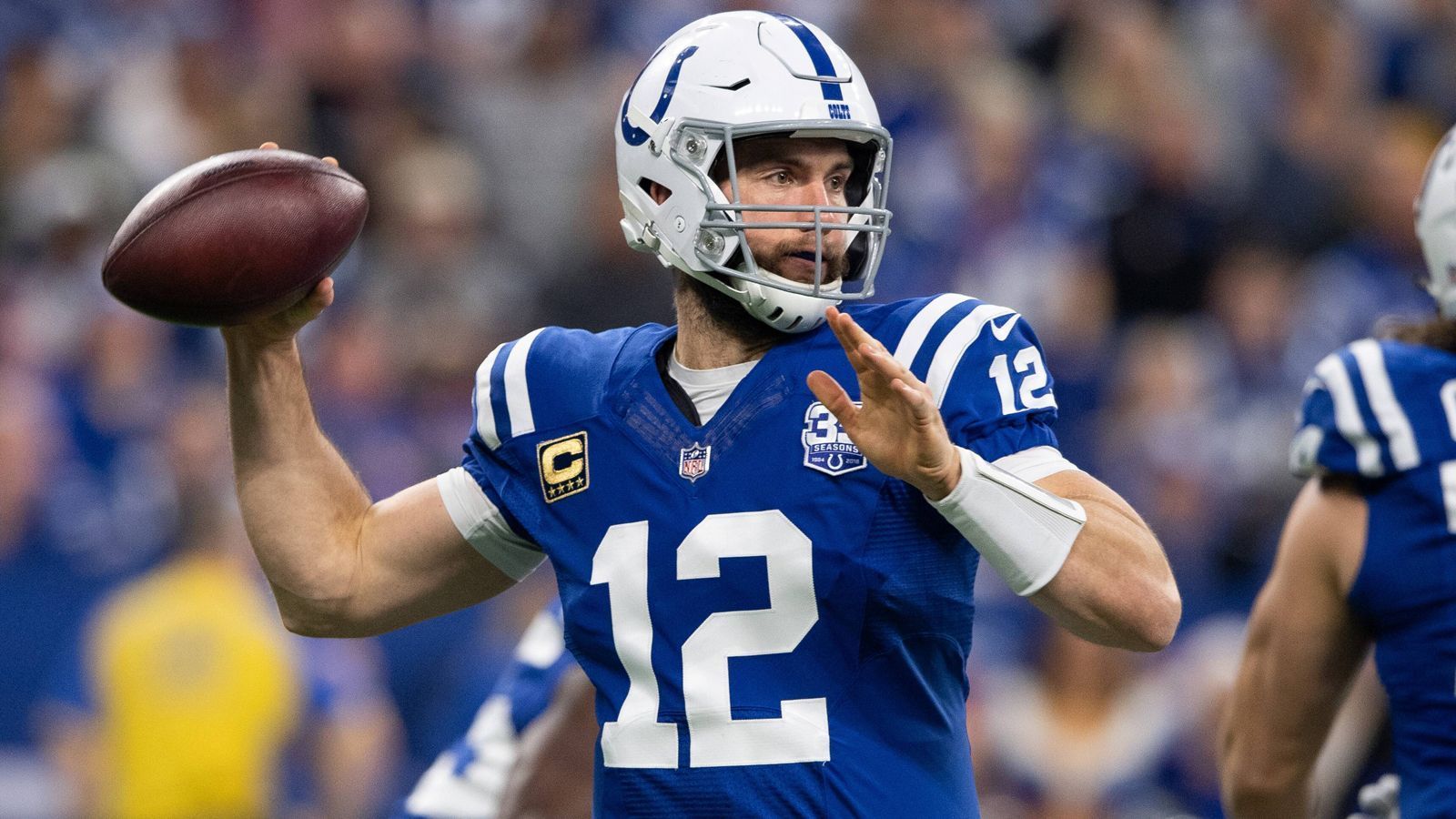 
                <strong>Platz 20: Andrew Luck</strong><br>
                Position: QuarterbackTeam: Indianapolis ColtsPlatzierung im Vorjahr: nicht dabei
              