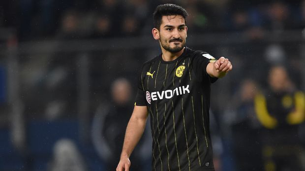 
                <strong>Ilkay Gündogan: Das sind seine Optionen 2016 </strong><br>
                Die Spekulationen um Ilkay Gündogan reißen einfach nicht ab. Was passiert mit dem Mittelfeldspieler im Sommer? Wird er bei Borussia Dortmund bleiben oder zieht es ihn zu einem anderen Verein? ran.de gibt einen Überblick über die möglichen Optionen des deutschen Nationalspielers.
              