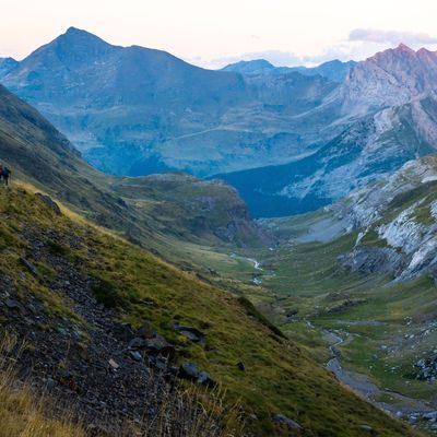 Gebirgspass in den Pyrenäen