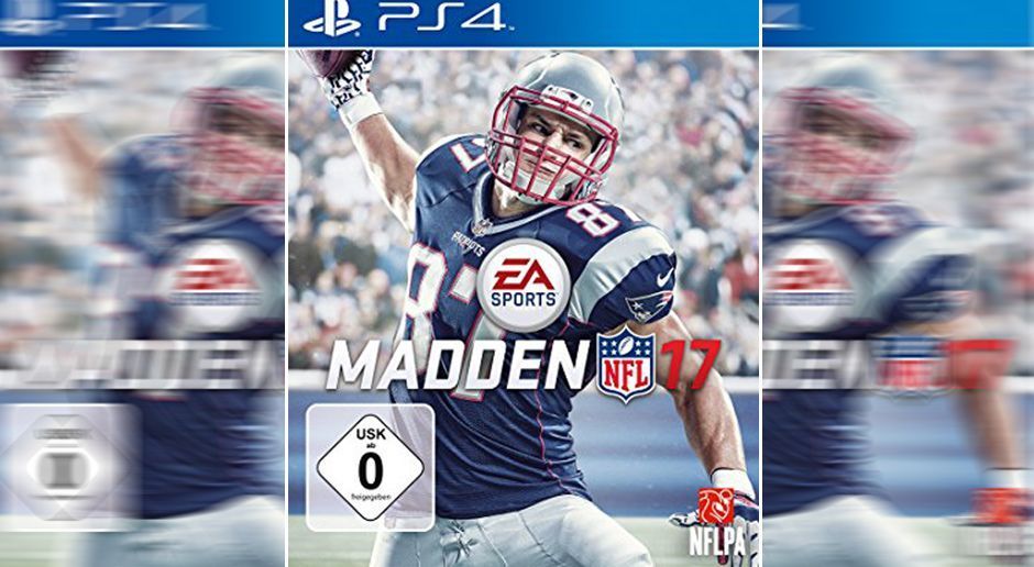 
                <strong>Madden NFL 17</strong><br>
                Madden NFL 17 - Cover-Spieler: Rob Gronkowski
              