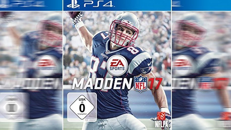 <strong>Madden NFL 17</strong><br>
                Madden NFL 17 - Cover-Spieler: Rob Gronkowski.
