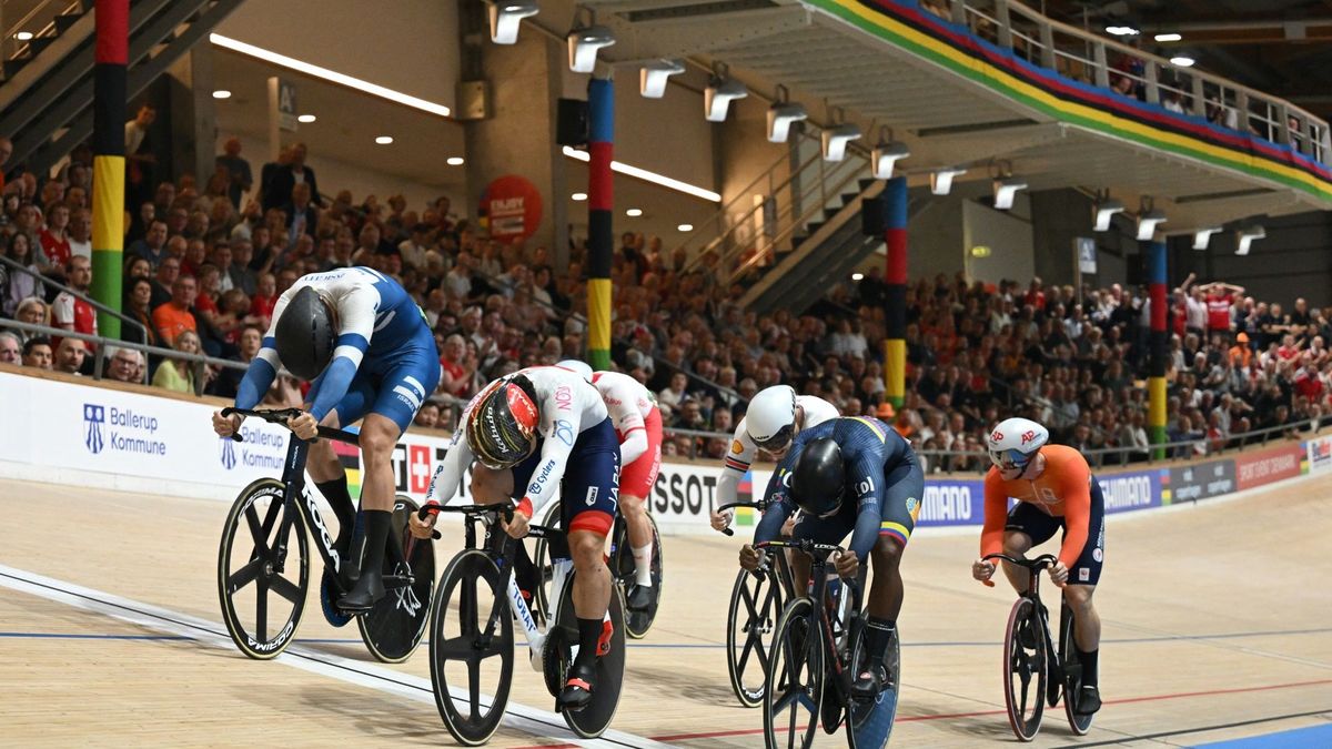 Keirin: Gefahr durch hohes Tempo