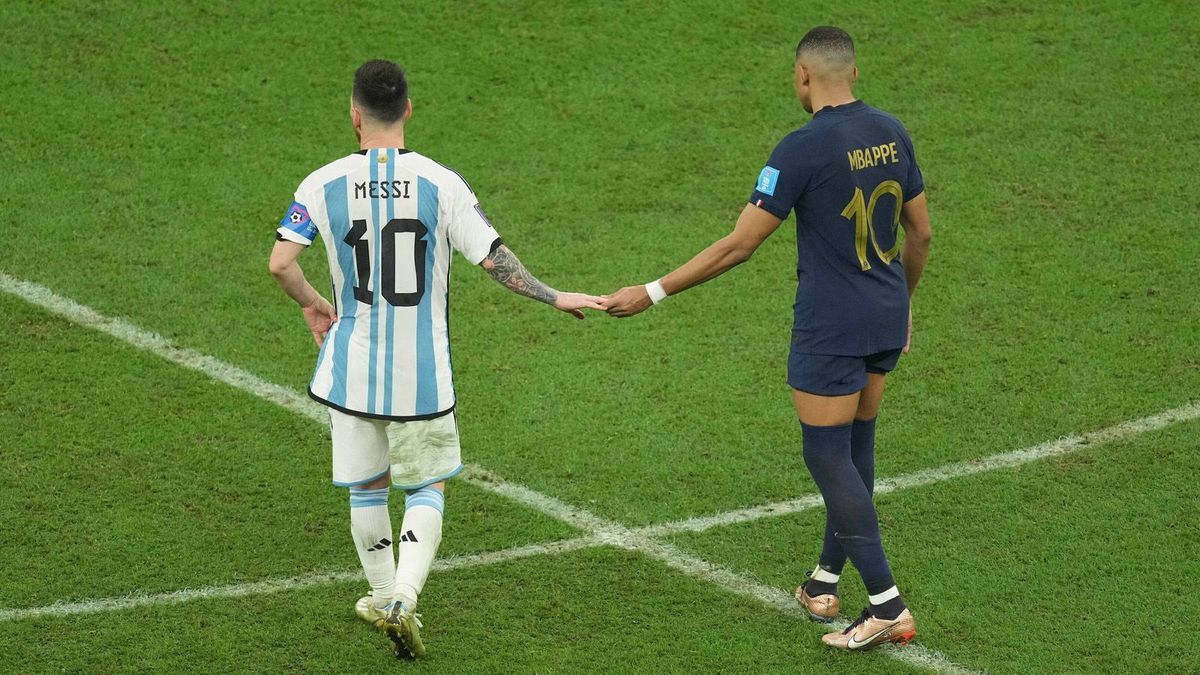 Messi und Mbappe