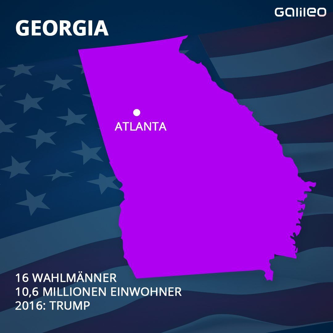 Georgia ist einer der Swing States der USA. 