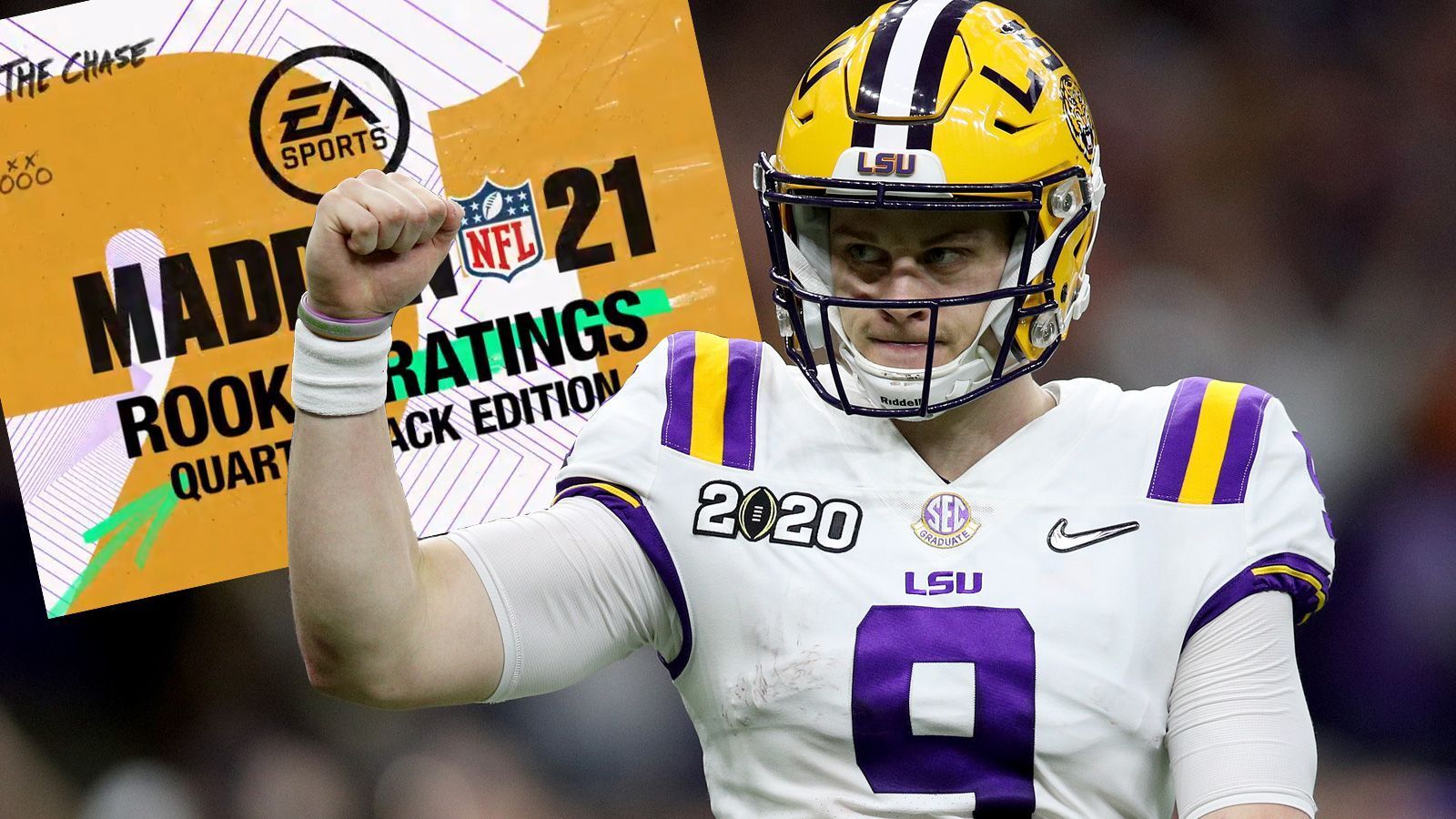 
                <strong>Die Ratings der Rookie-Quarterbacks in Madden NFL 21</strong><br>
                Bevor alle Spielerwerte in Madden NFL 21 veröffentlicht werden, hat EA Sports mit den Ratings der Rookie-Quarterbacks einen Appetithappen parat. ran.de zeigt die Werte von Joe Burrow, Tua Tagovailoa & Co.
              