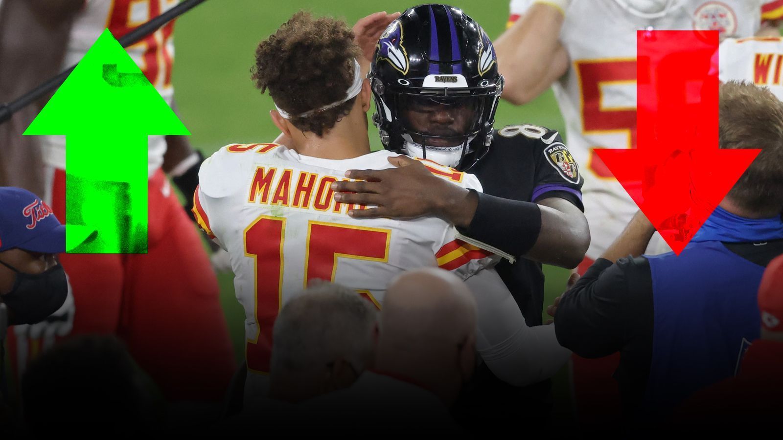 
                <strong>Gewinner und Verlierer des 3. Spieltags</strong><br>
                Patrick Mahomes liefert eine MVP-Vorstellung ab, MVP Lamar Jackson eher weniger. Und die Atlanta Falcons tun es tatsächlich schon wieder. ran.de zeigt die Gewinner und Verlierer des 3. NFL-Spieltags 2020.
              