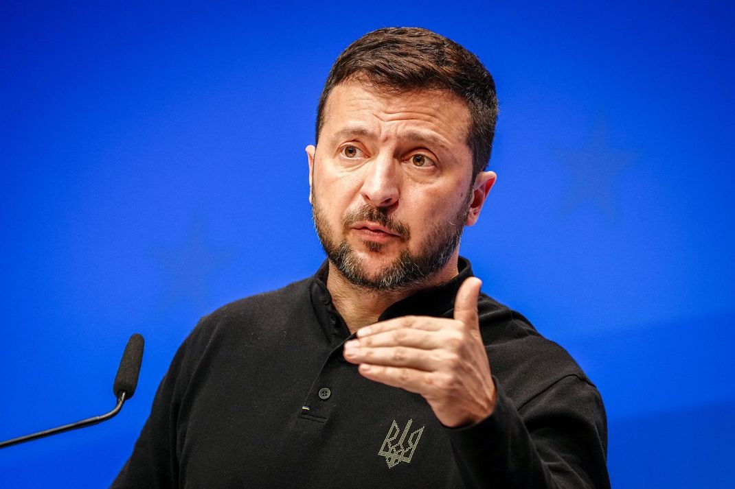 Der ukrainische Präsident Selenskyj (Bild) trifft Merz in Berlin.