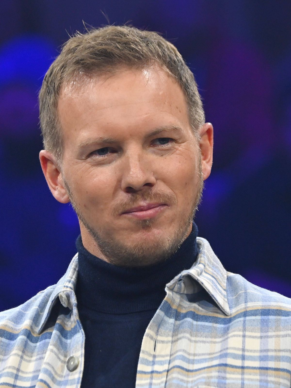 Sport Bilder des Tages Bundestrainer Julian NAGELSMANN (GER) auf der ISPO am 05.12.2024 in Muenchen Messe. Einzelbild,angeschnittenes Einzelmotiv,Portraet,Portrait,Porträt. *** National coach Julia...