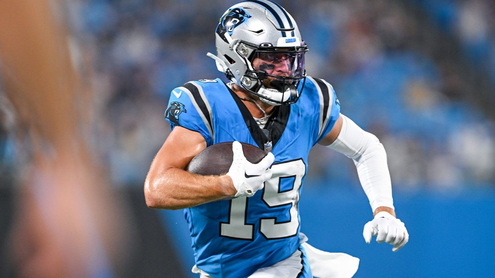 <strong>Carolina Panthers</strong><br>WR DJ Chark Jr.<br>WR Jonathan Mingo<br>SR Adam Thielen<br>LT Ikem Ekwonu<br>LG Brady Christensen<br>C Bradley Bozeman<br>RG Chandler Zavala<br>RT Taylor Moton<br>TE Hayden Hurst<br>QB Bryce Young<br>RB Miles Sanders