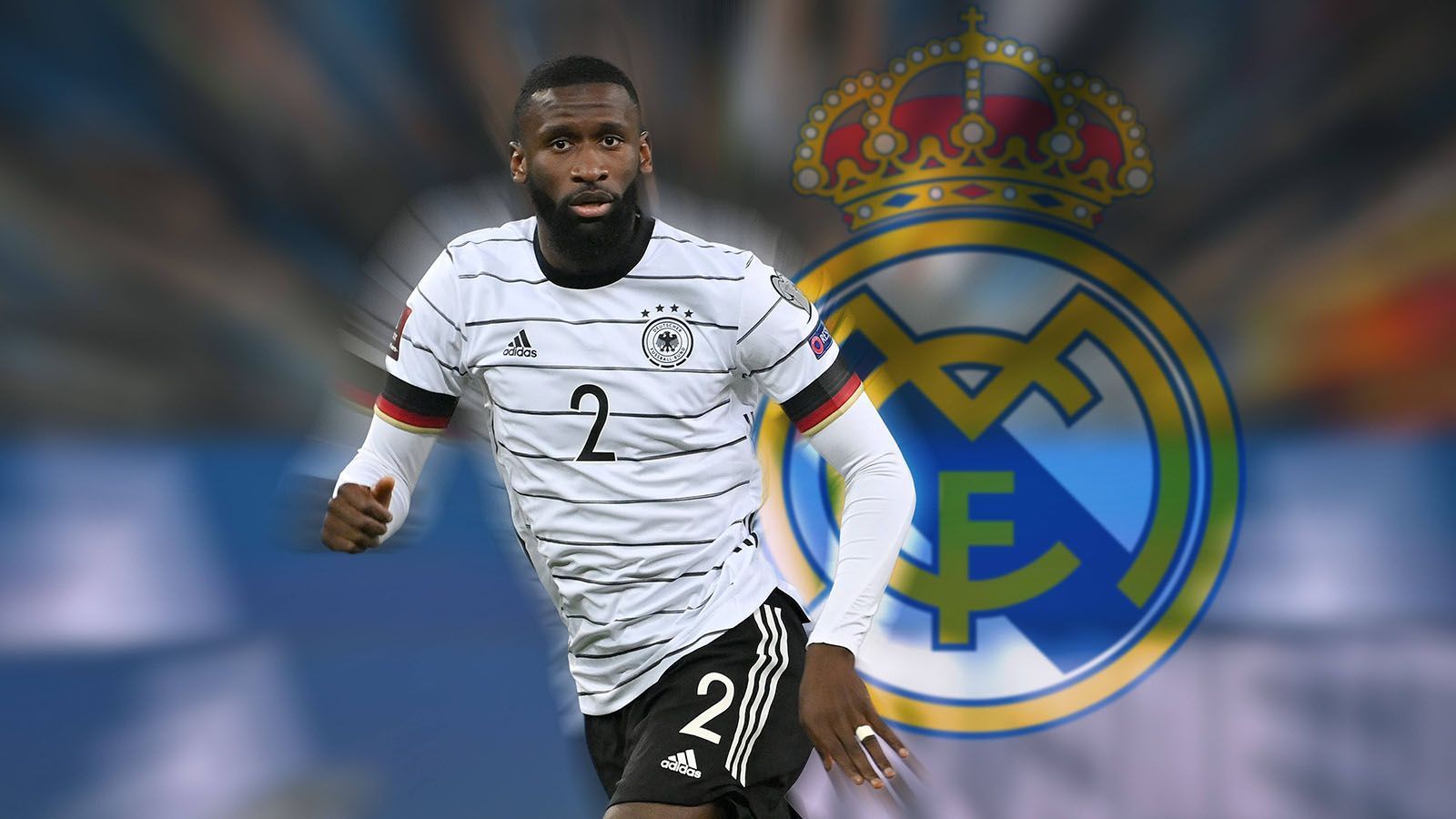 
                <strong>Antonio Rüdiger zu Real Madrid: Die Zahlen seines Vertrags </strong><br>
                Laut übereinstimmenden Medienberichten schließt sich Antonio Rüdiger im Sommer Real Madrid an. Der Kontrakt bei den Königlichen hat es in sich. ran zeigt die Zahlen zu Rüdigers Vertrag. 
              