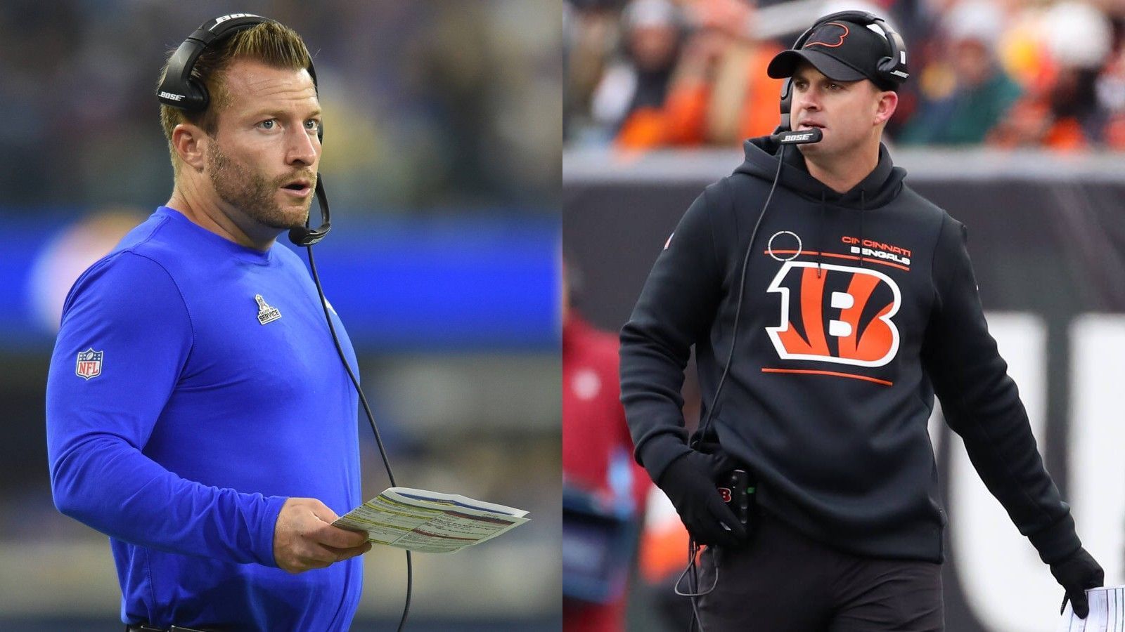 
                <strong>Kompletter Gegensatz beim Alter der Coaches</strong><br>
                Im vergangenen Jahr kamen die beiden Head Coaches Bruce Arians und Andy Reid zusammen auf 131 Lebensjahre - so viel wies noch kein Coach-Duo zuvor auf. In diesem Jahr kommt es zum genauen Gegensatz. Rams-Trainer Sean McVay ist 36, Bengals-Coach Zac Taylor 38 - macht zusammen 74 Jahre. Nie waren zwei Übungsleiter zusammengenommen jünger. Übrigens gab es in der Super-Bowl-Historie noch nie ein Duell zweier Trainer unter 40.
              