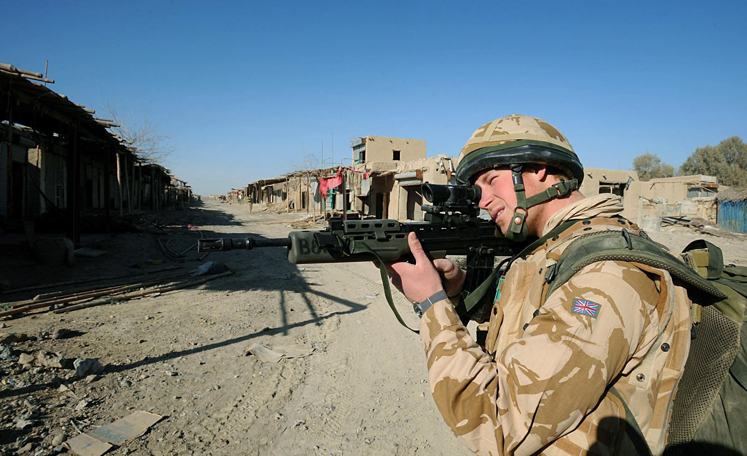 Zweimal war Harry in Afghanistan stationiert. Dieses Foto entstand 2008 bei einem Einsatz im Süden des Landes.