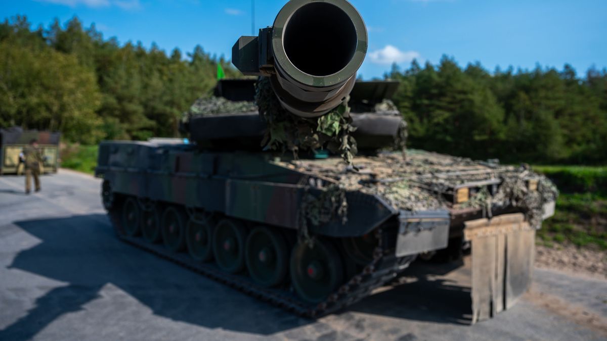ampfpanzer der Bundeswehr vom Typ "Leopard 2 A7V" 