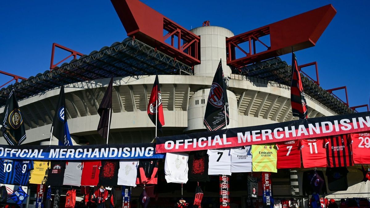 Das Stadion von Inter und AC Mailand