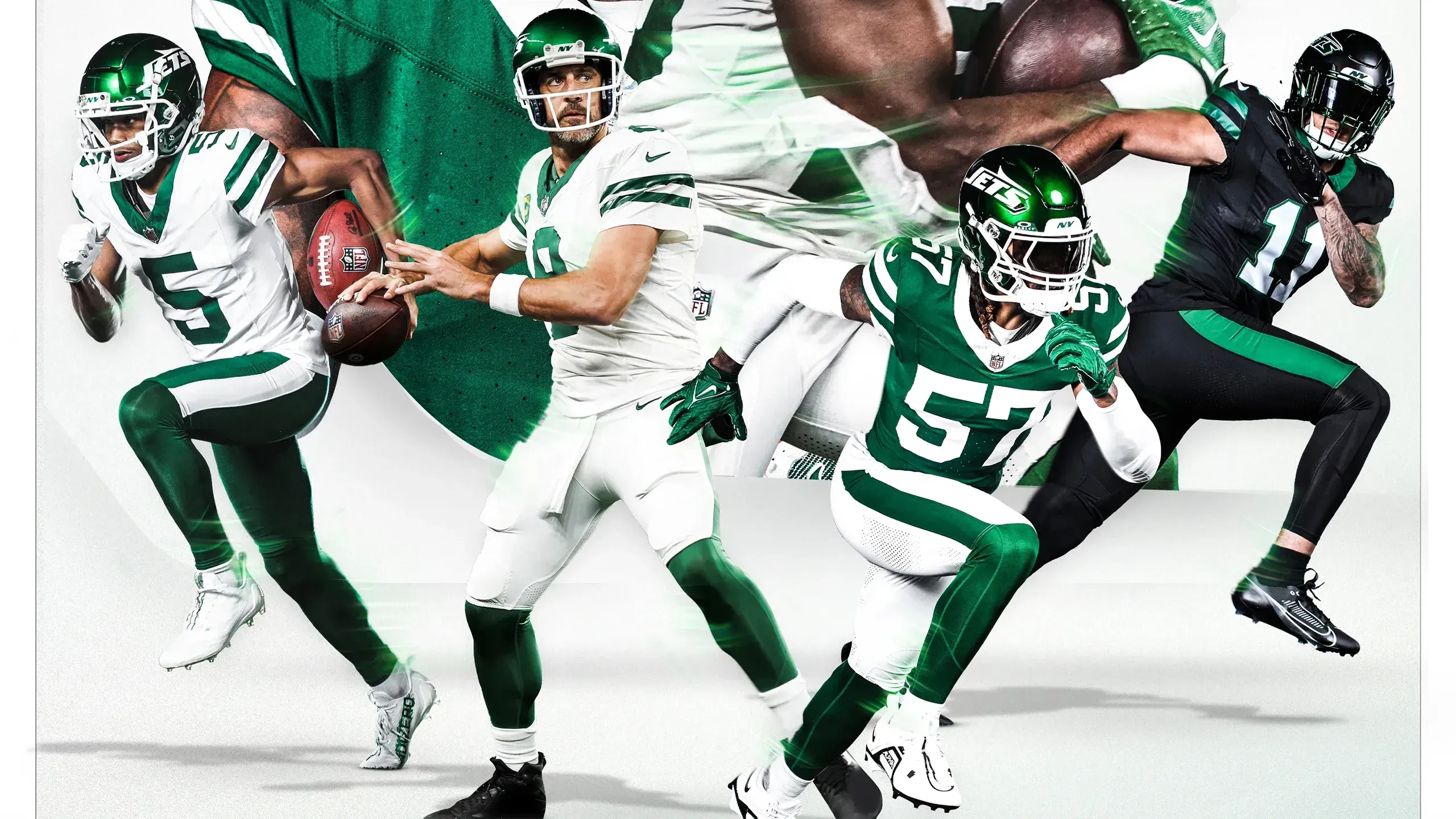 <strong>New York Jets</strong><br>
                Die Jets feier 2024 einen <a target="_blank" href="https://www.ran.de/sports/american-football/nfl/videos/nfl-jets-mit-rebrand-so-sehen-die-neuen-trikots-und-das-logo-aus">Rebrand </a>- auch das Logo hat sich geändert.<br>Team-Farben: Grün, Schwarz und Weiß
