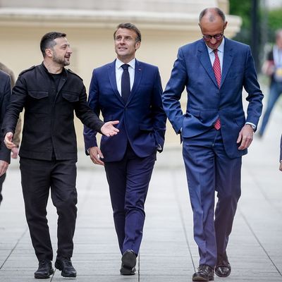 Merz, Macron, Starmer und Tusk in Kiew