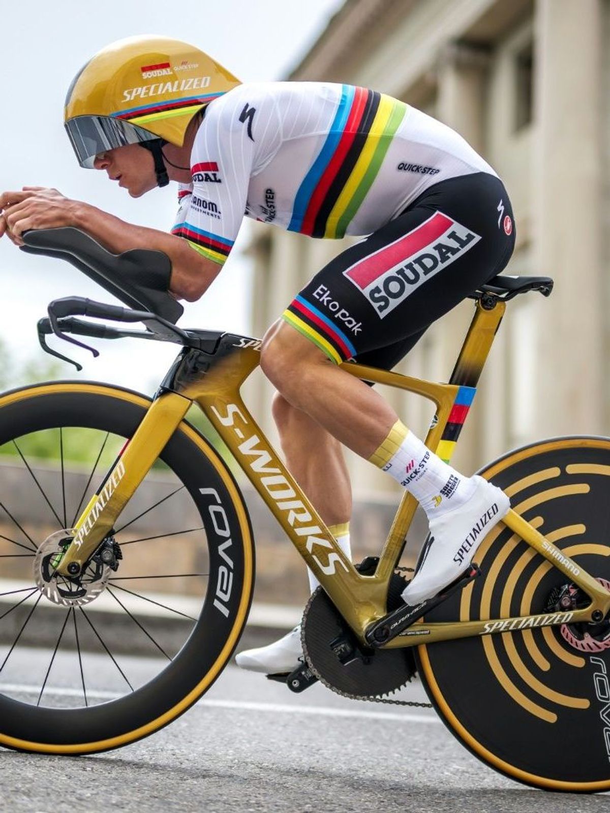Sieg in der Spezialdisziplin: Remco Evenepoel