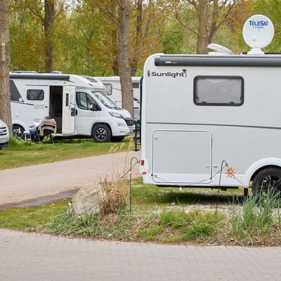 Wohnmobile-Parkplatz